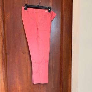 White House Black Market Coral Cropped Pants
